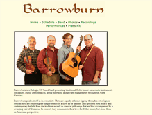 Tablet Screenshot of barrowburn.net
